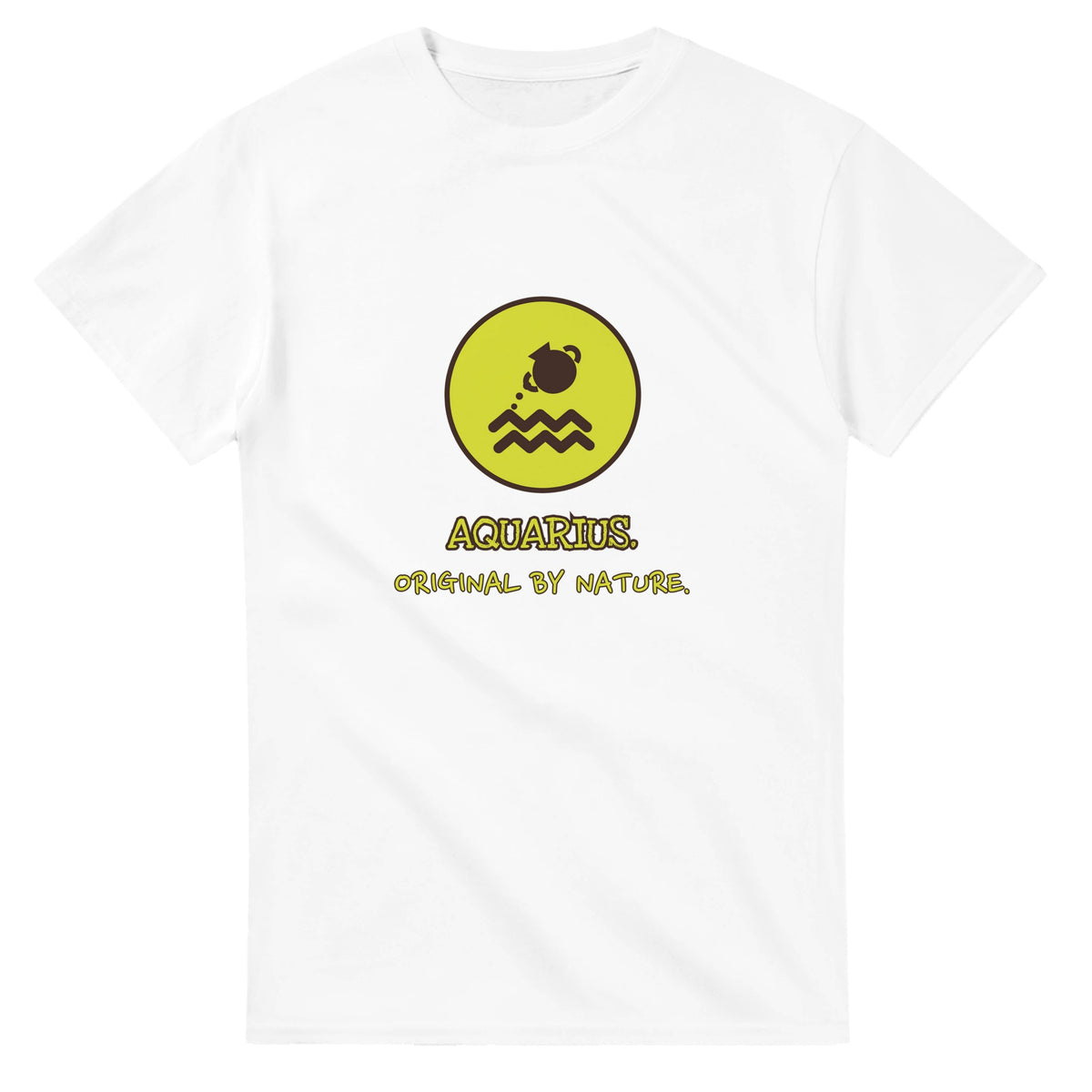 Aquarius. Original By Nature — white unisex t-shirt