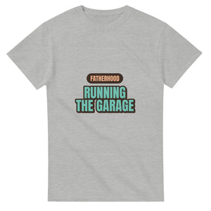 Fatherhood: Running The Garage — ash unisex t-shirt
