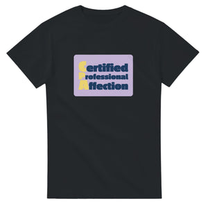 Certified Professional Affection — black unisex t-shirt
