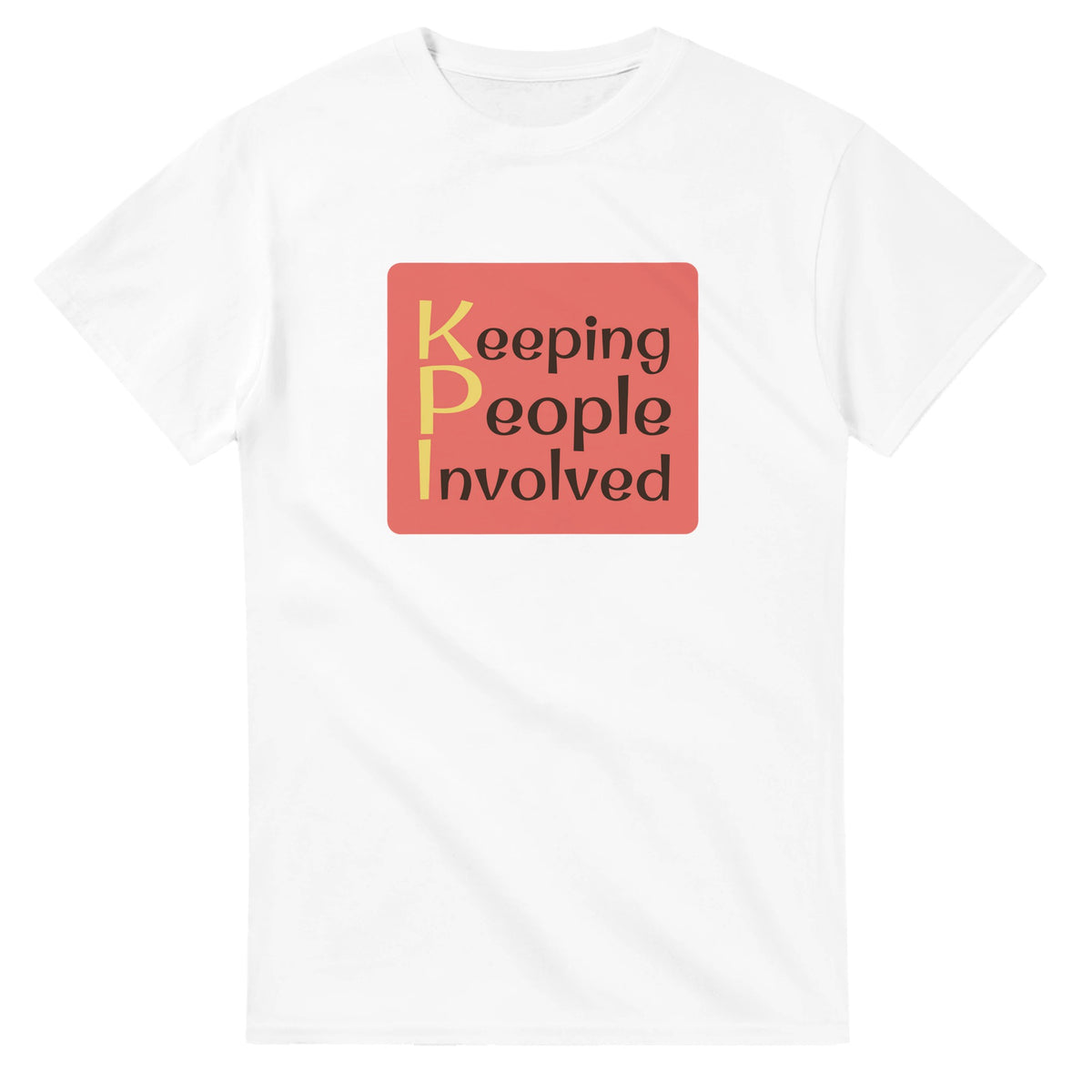 Keeping People Involved — white unisex t-shirt