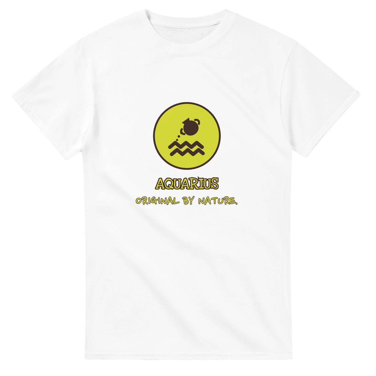 Aquarius • Original By Nature — white unisex t-shirt