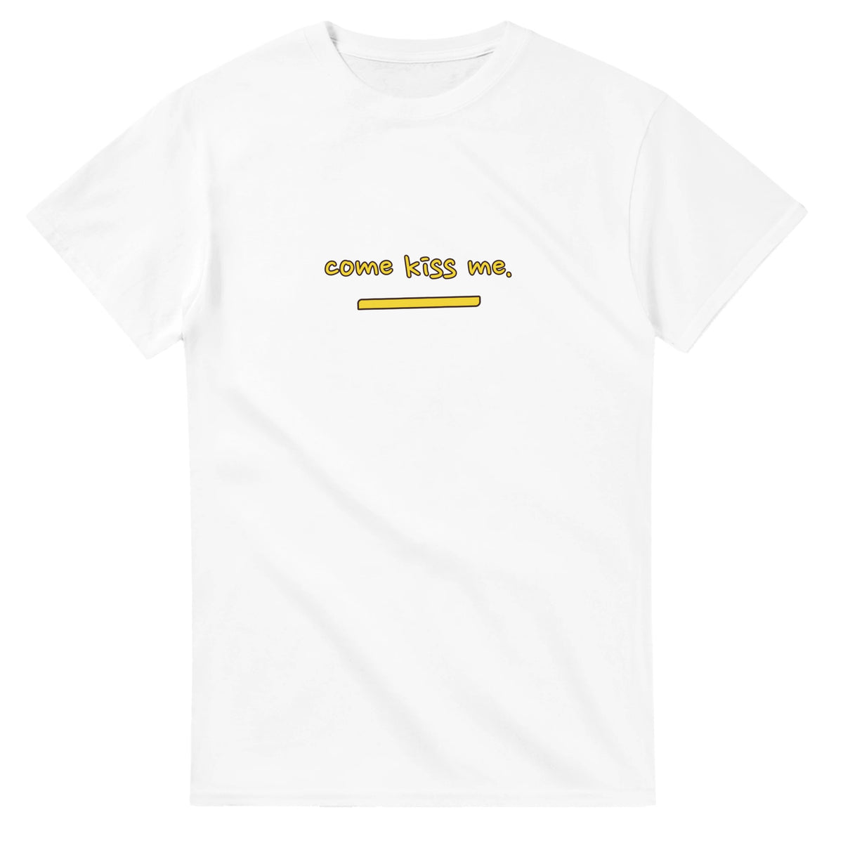 Come Kiss Me — white unisex t-shirt