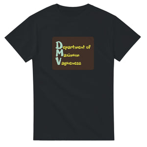 Department of Maximum Vagueness — black unisex t-shirt