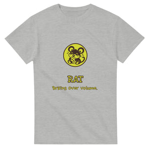 Rat • Brains Over Volume — ash unisex t-shirt
