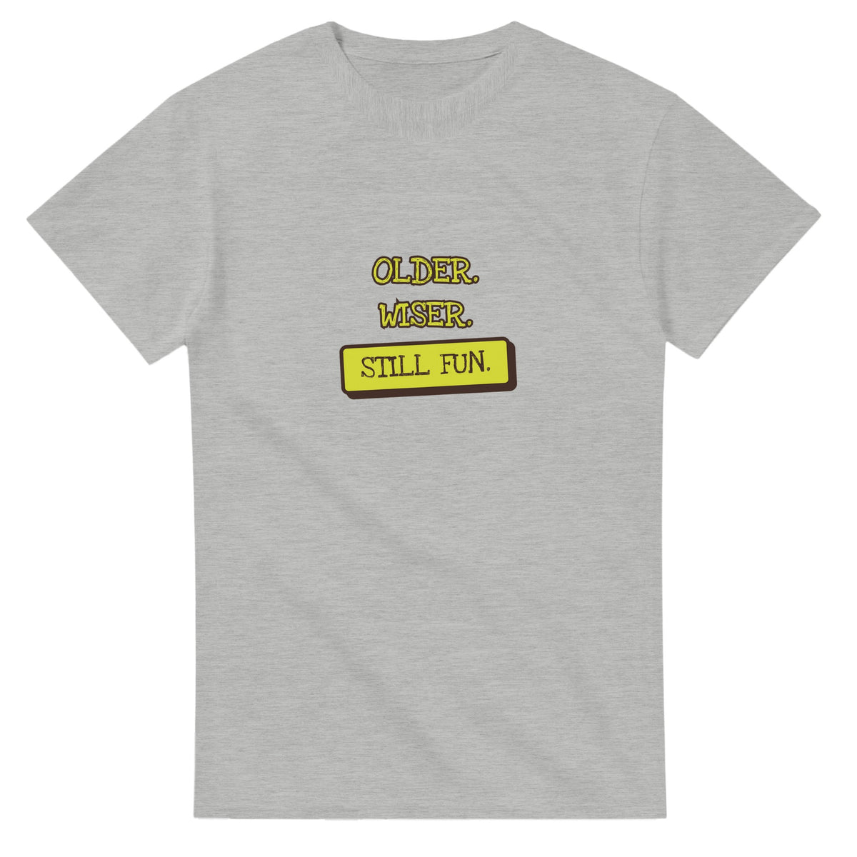Older. Wiser. Still Fun — ash unisex t-shirt