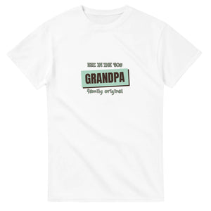 Grandpa • Est. In The ’80s • Family Original — white unisex t-shirt