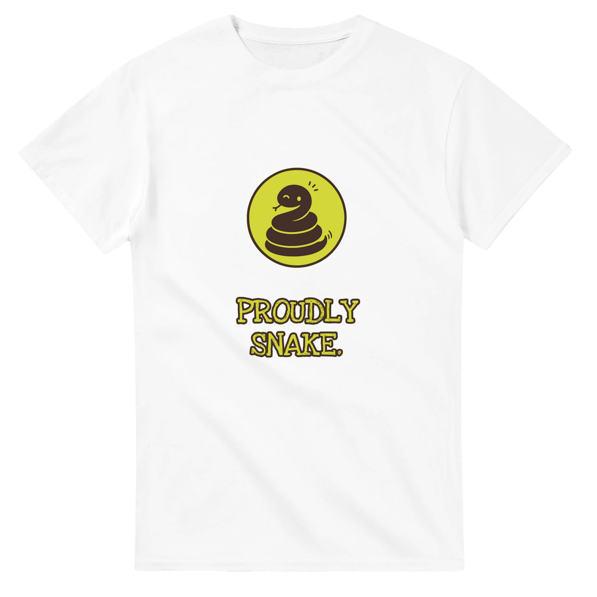 Proudly Snake — white unisex t-shirt