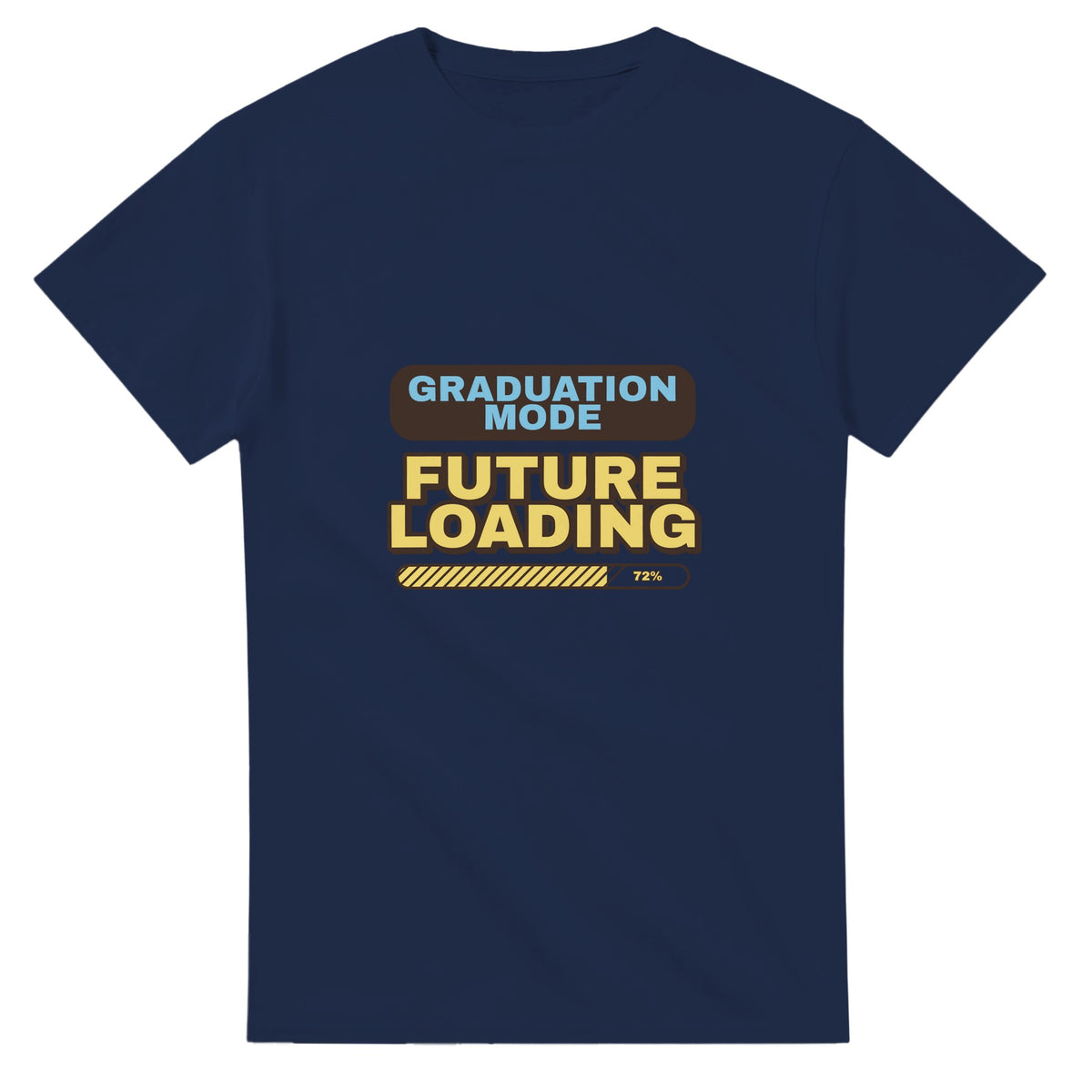 Graduation Mode: Future Loading — navy unisex t-shirt