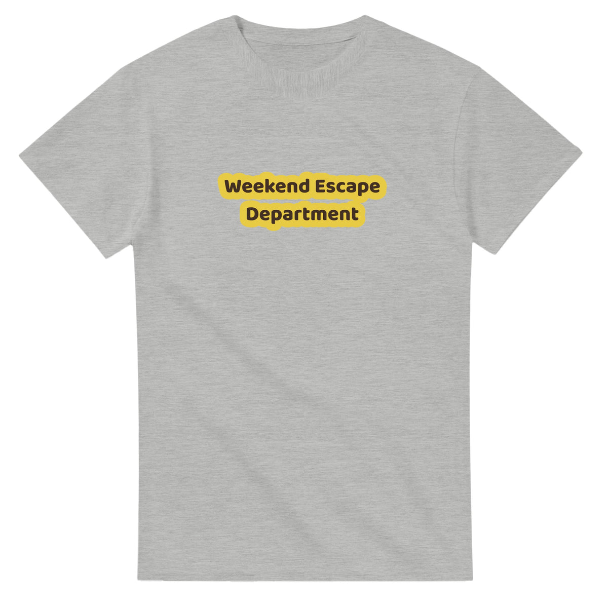 Weekend Escape Department — ash unisex t-shirt