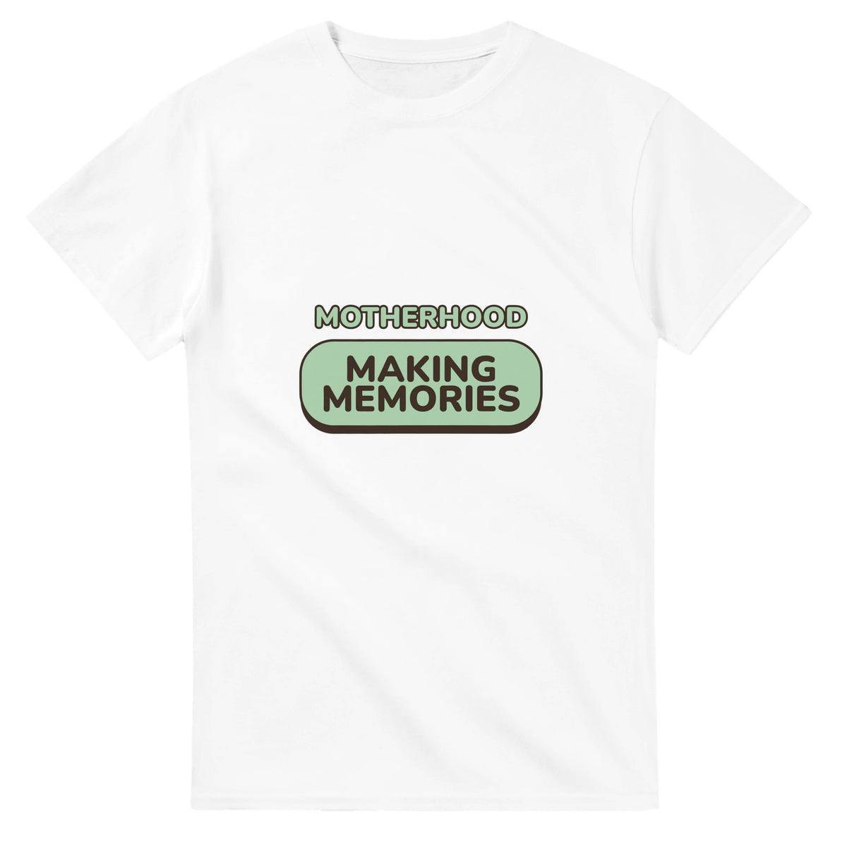 Motherhood: Making Memories — white unisex t-shirt