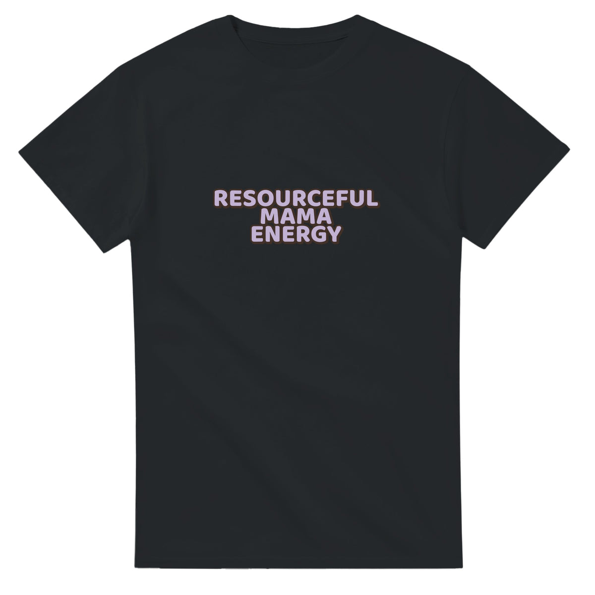 Resourceful Mama Energy — black unisex t-shirt