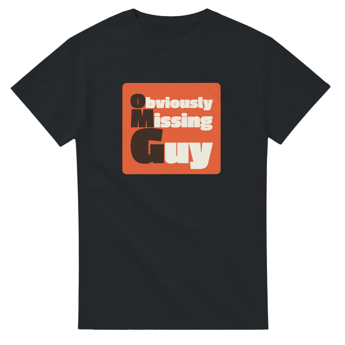 Obviously Missing Guy — black unisex t-shirt