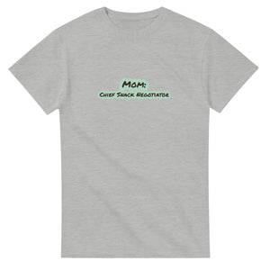 Mom: Chief Snack Negotiator — ash unisex t-shirt