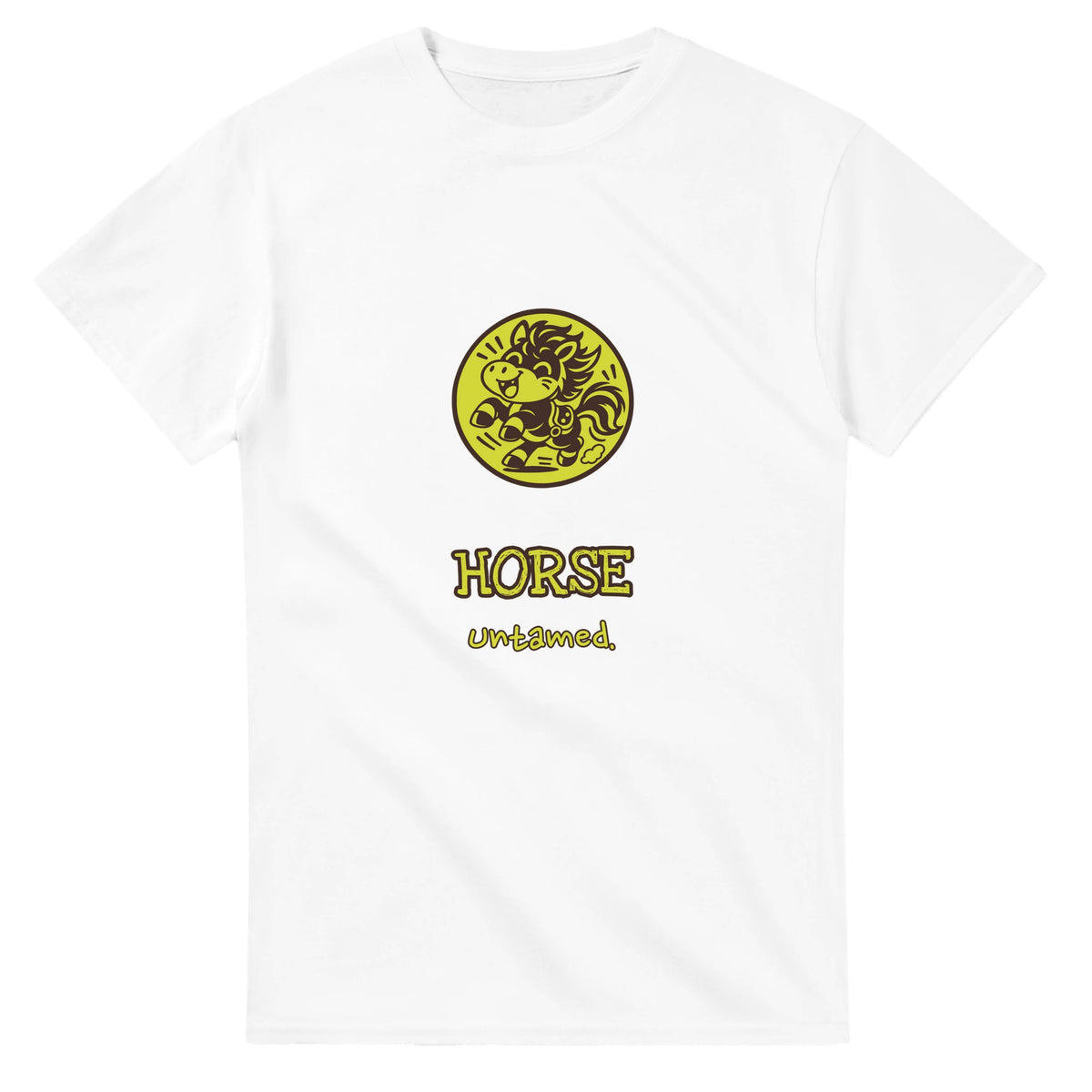 Horse • Untamed — white unisex t-shirt