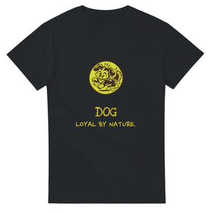 Dog • Loyal By Nature — black unisex t-shirt