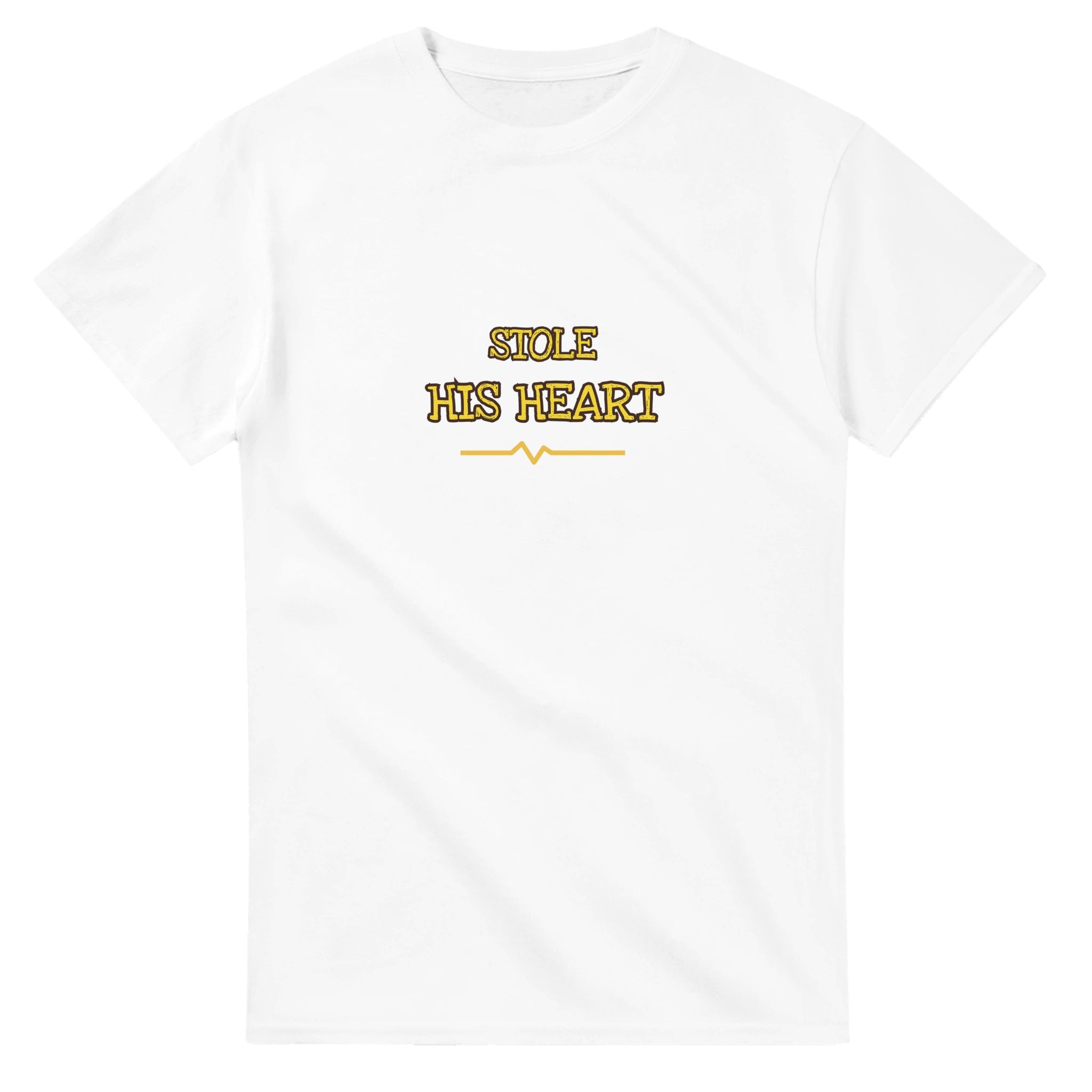 Stole His Heart — white unisex t-shirt