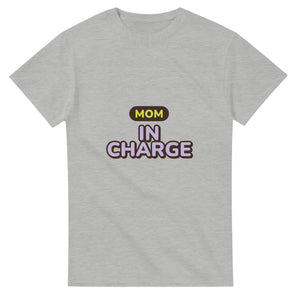 Mom: In Charge — ash unisex t-shirt