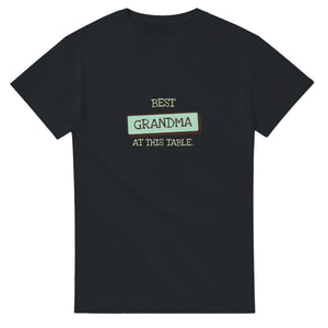 Best Grandma At This Table — black unisex t-shirt