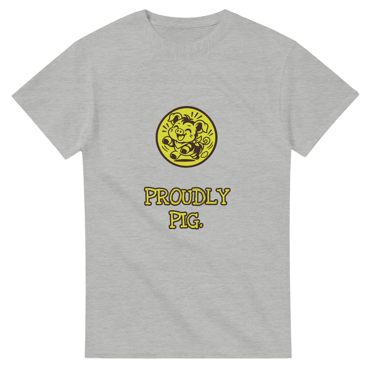 Proudly Pig — ash unisex t-shirt