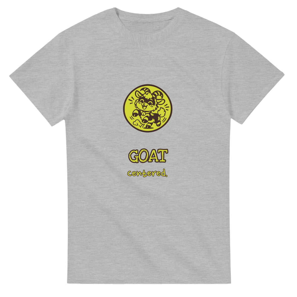 Goat • Centered — ash unisex t-shirt