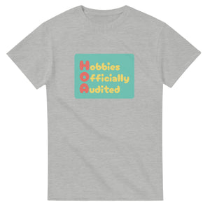 Hobbies Officially Audited — ash unisex t-shirt