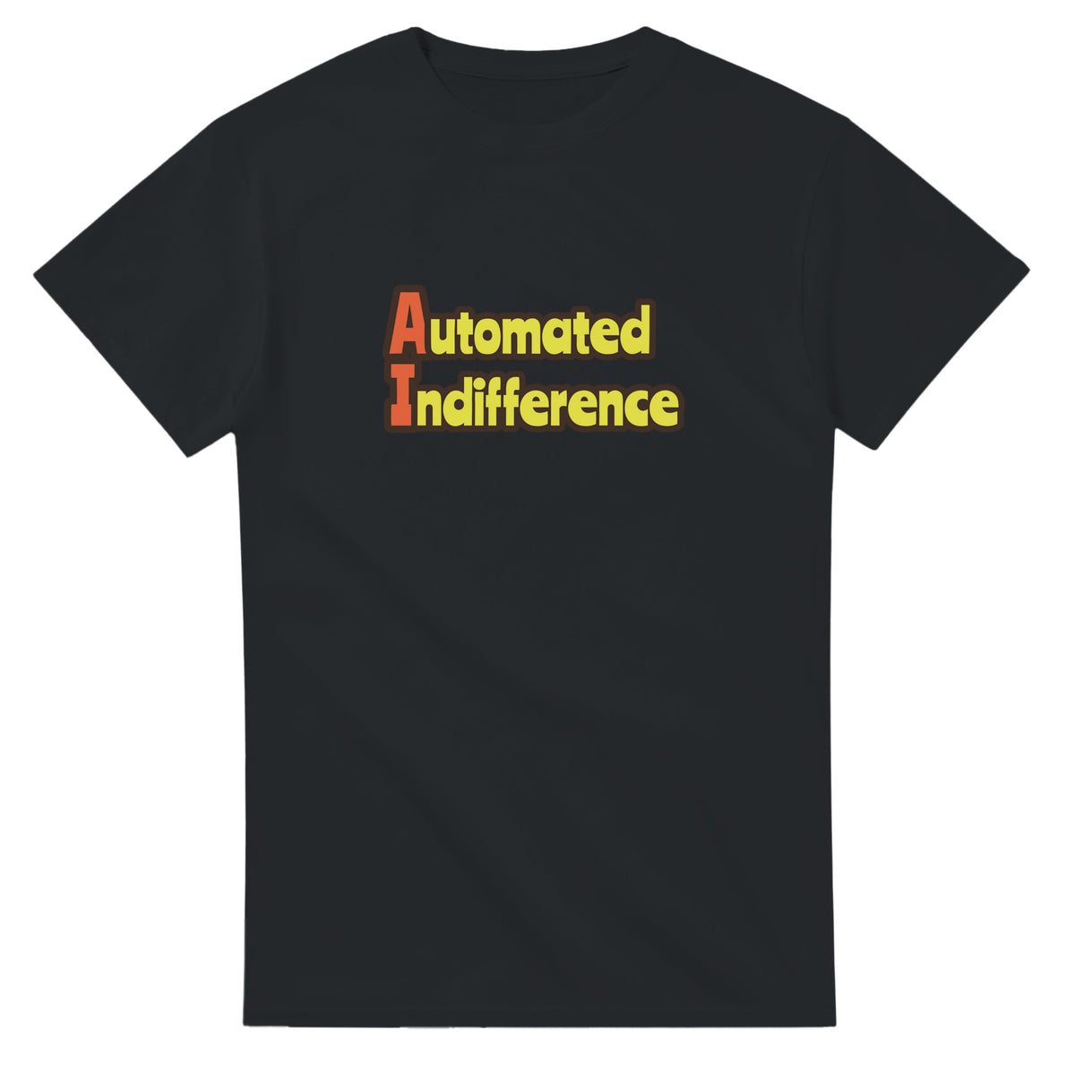Automated Indifference — black unisex t-shirt