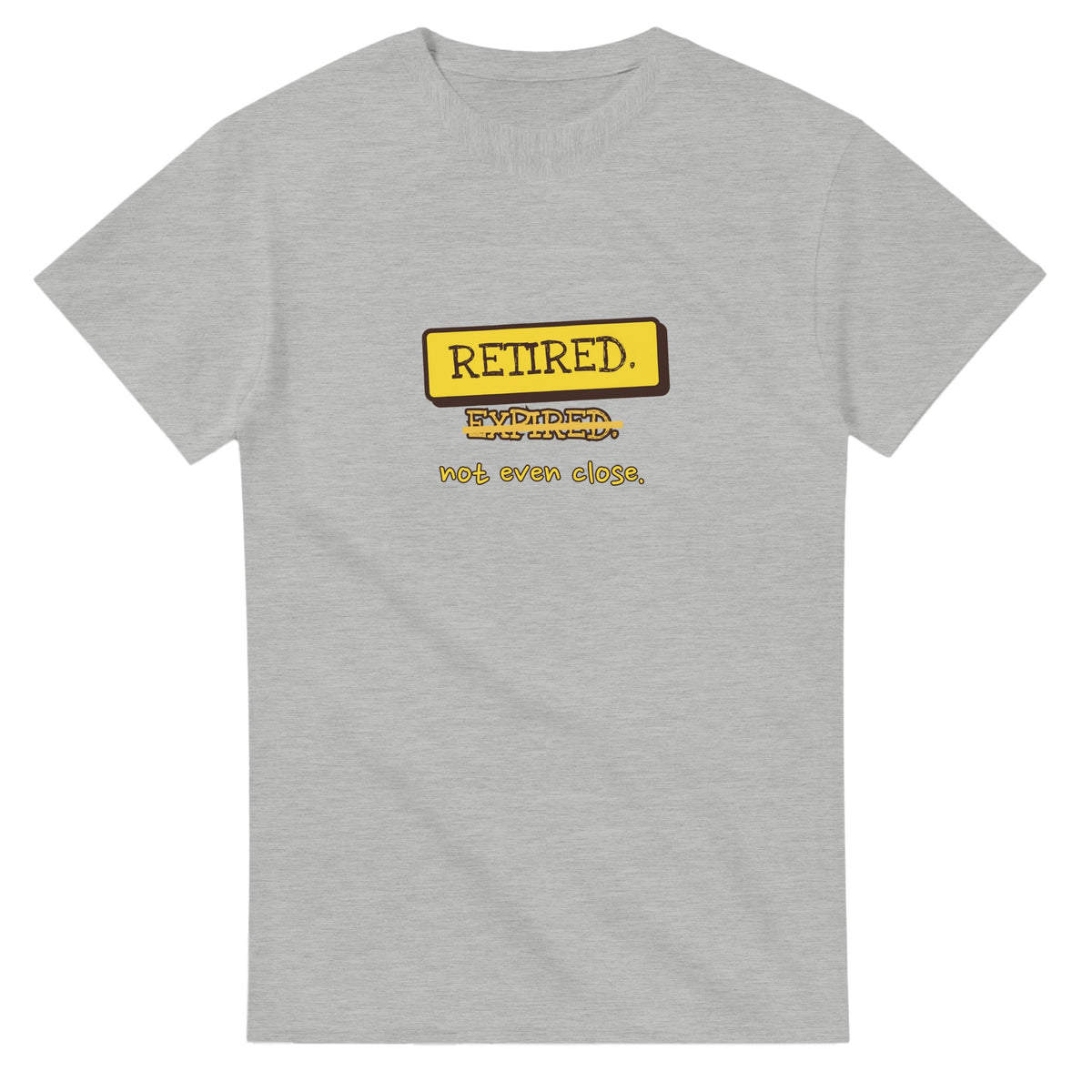 Retired. Not Expired — ash unisex t-shirt