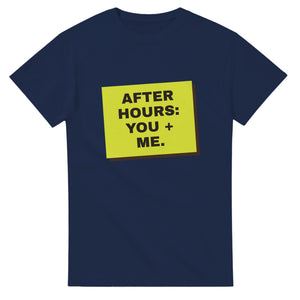 After Hours: You + Me — navy unisex t-shirt