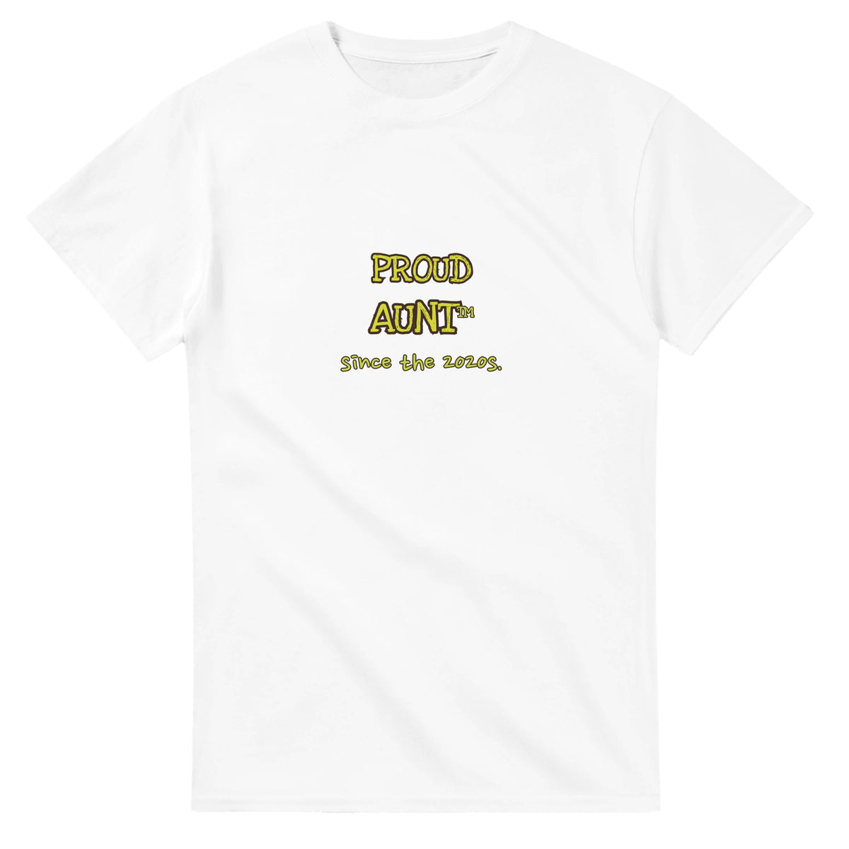 Proud Aunt • Since The 2020s — white unisex t-shirt