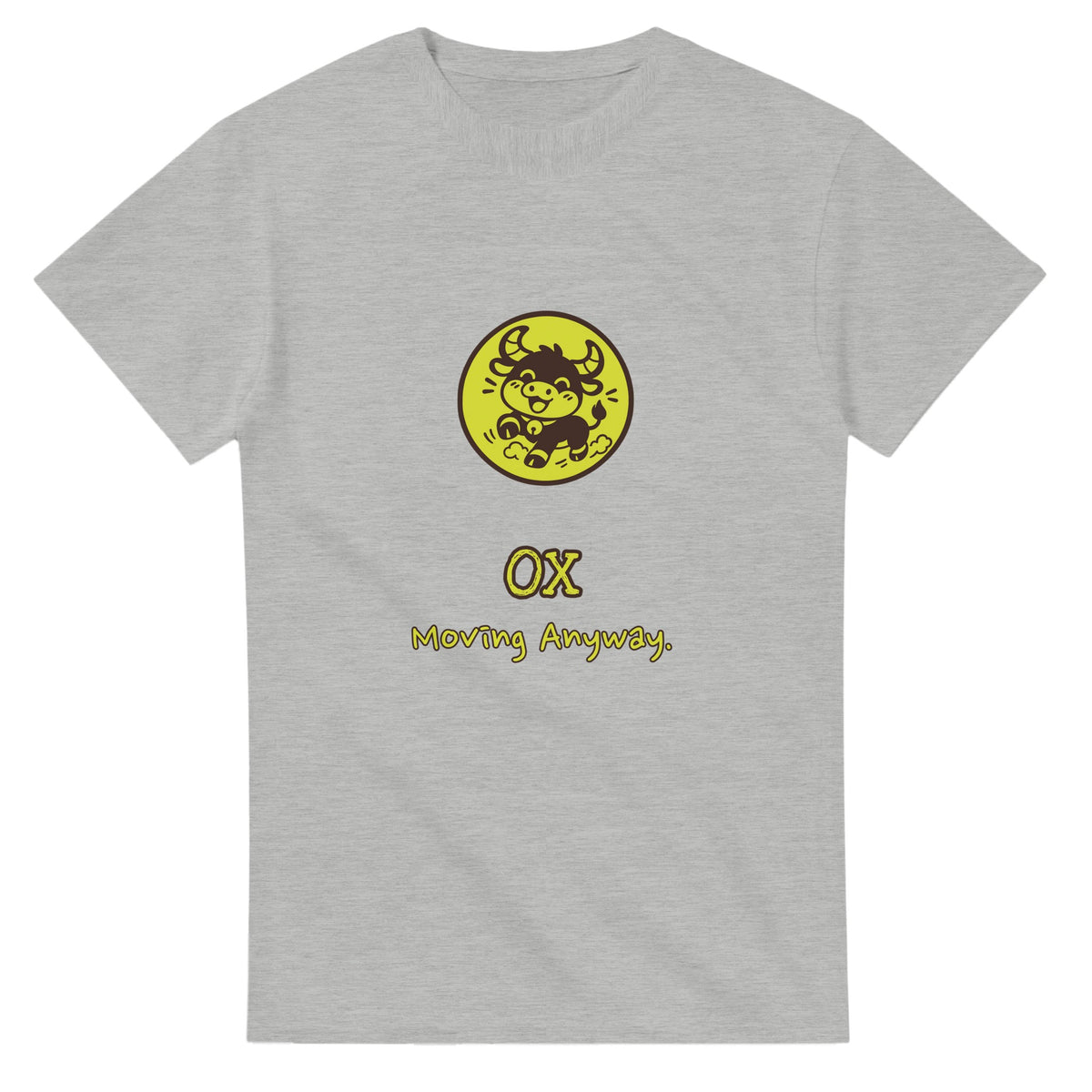 Ox • Moving Anyway — ash unisex t-shirt