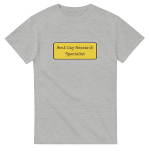 Rest Day Research Specialist — ash unisex t-shirt