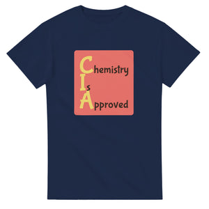 Chemistry Is Approved — navy unisex t-shirt
