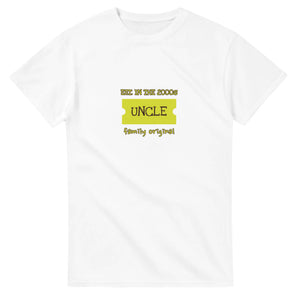 Uncle • Est. In The 2000s • Family Original — white unisex t-shirt