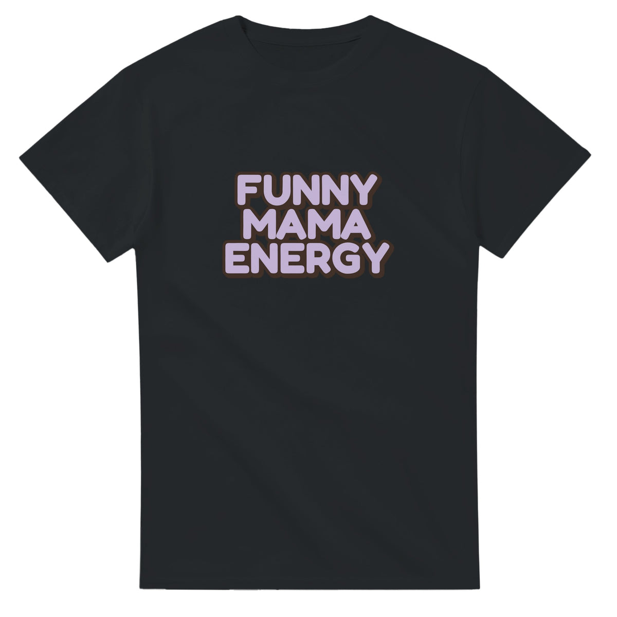 Funny Mama Energy — black unisex t-shirt