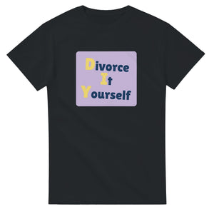 Divorce It Yourself — black unisex t-shirt