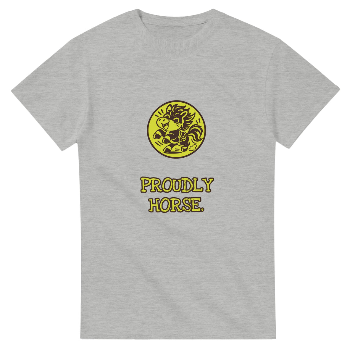 Proudly Horse — ash unisex t-shirt