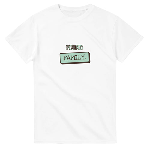 Found Family — white unisex t-shirt