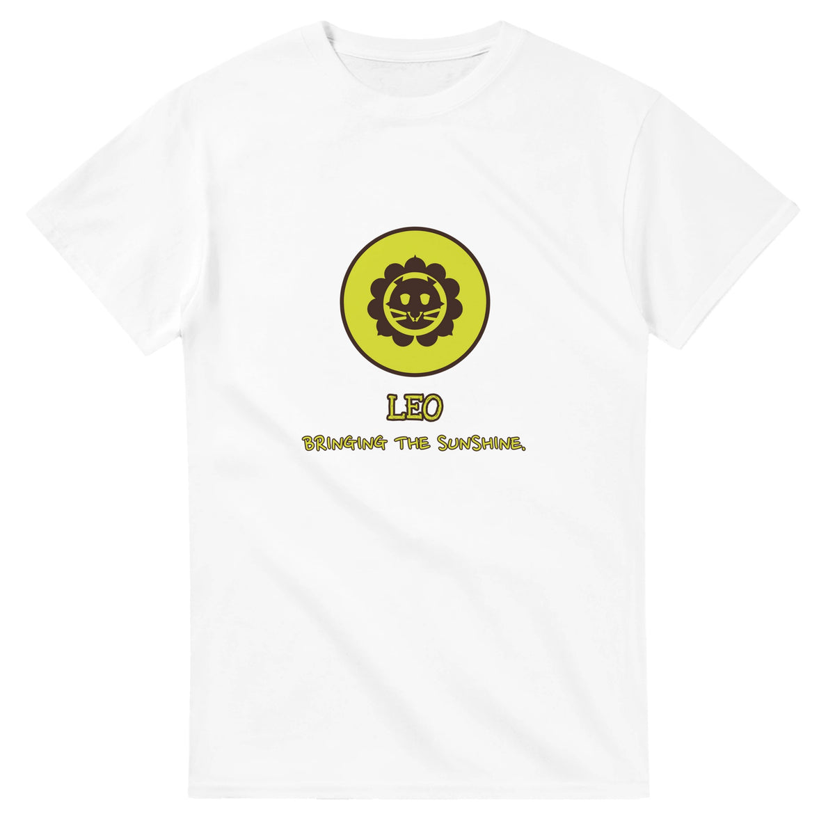 Leo • Bringing The Sunshine — white unisex t-shirt