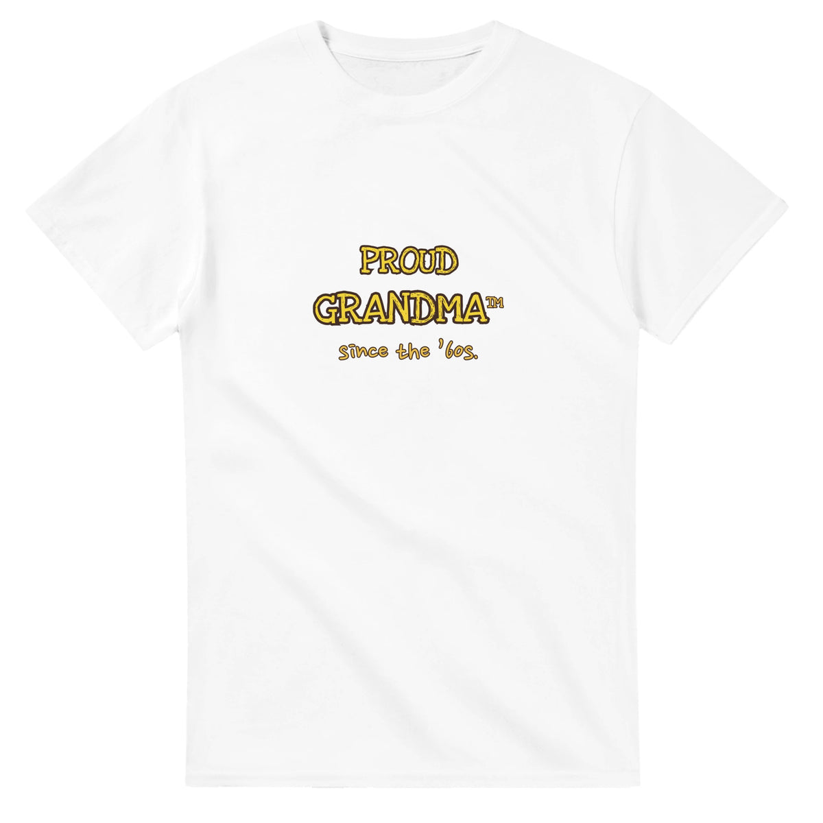 Proud Grandma • Since The ’60s — white unisex t-shirt