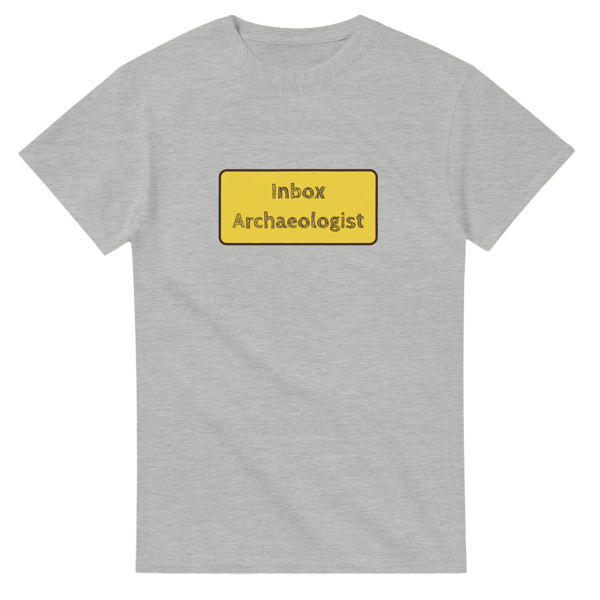 Inbox Archaeologist — ash unisex t-shirt