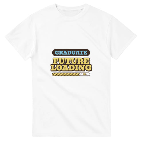 Graduate: Future Loading — white unisex t-shirt