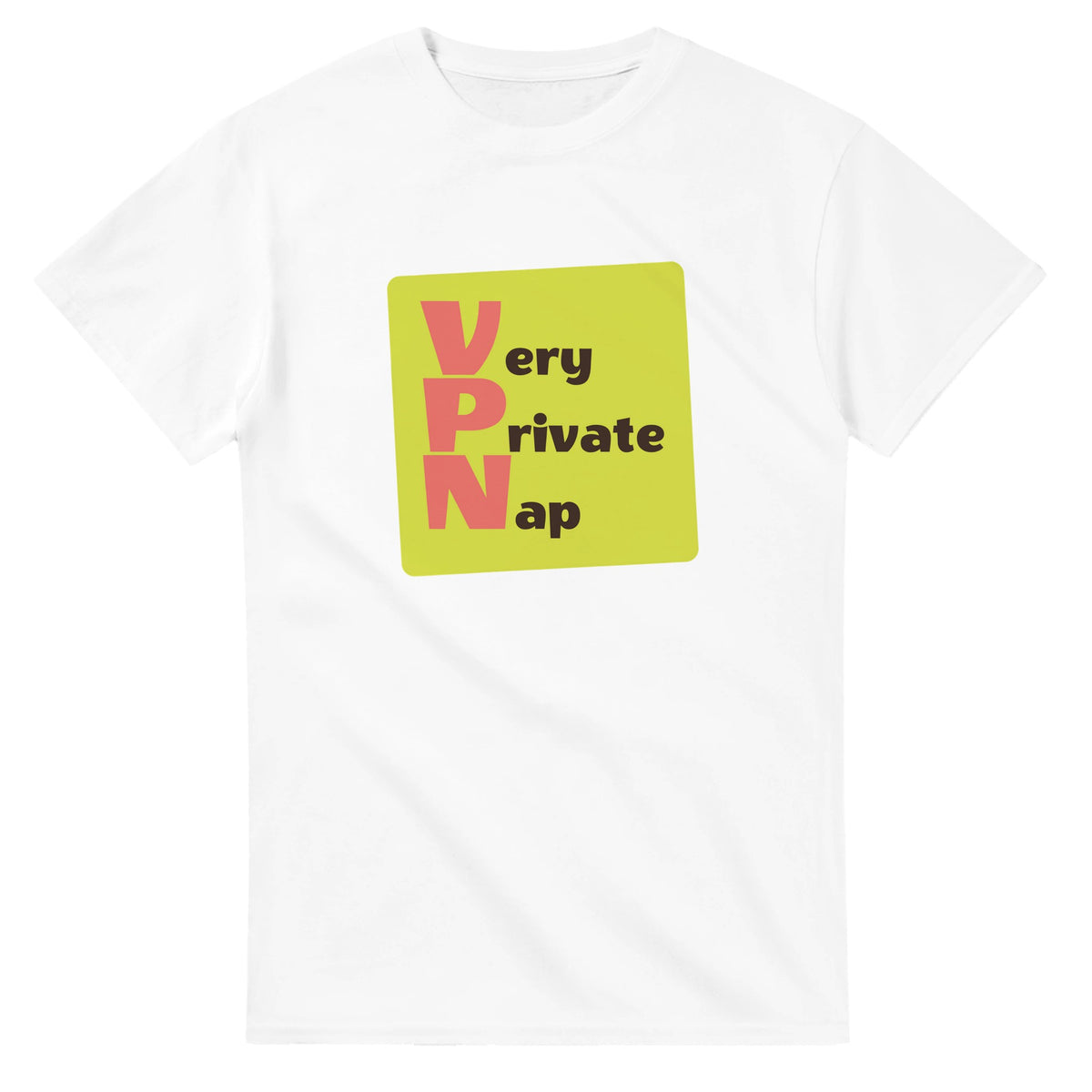 Very Private Nap — white unisex t-shirt