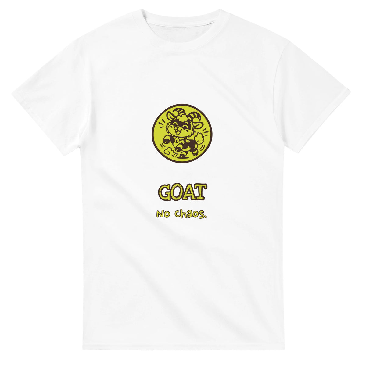 Goat • No Chaos — white unisex t-shirt