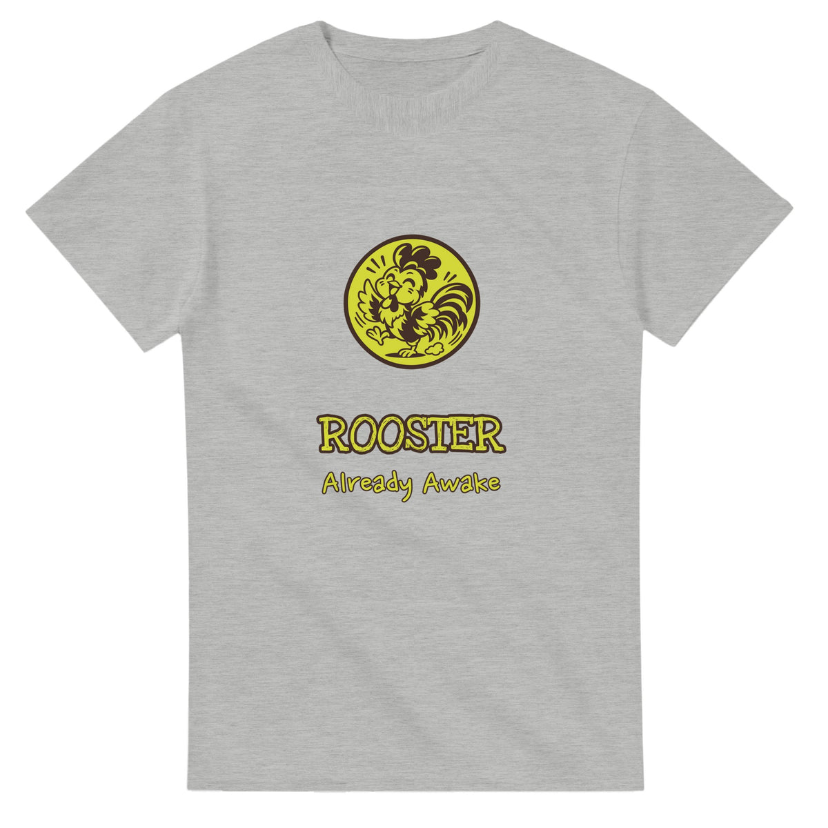 Rooster • Already Awake — ash unisex t-shirt