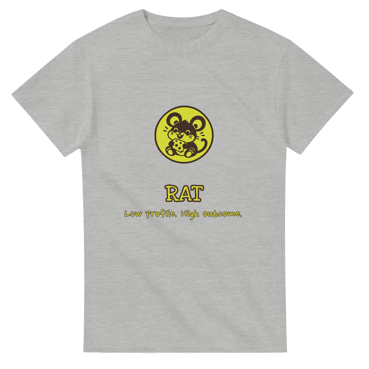 Rat • Low Profile. High Outcome — ash unisex t-shirt