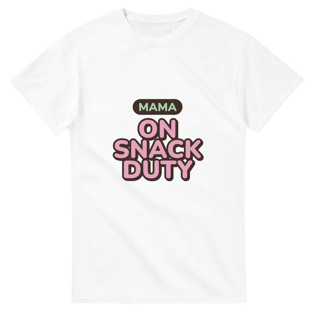 Mama: On Snack Duty — white unisex t-shirt