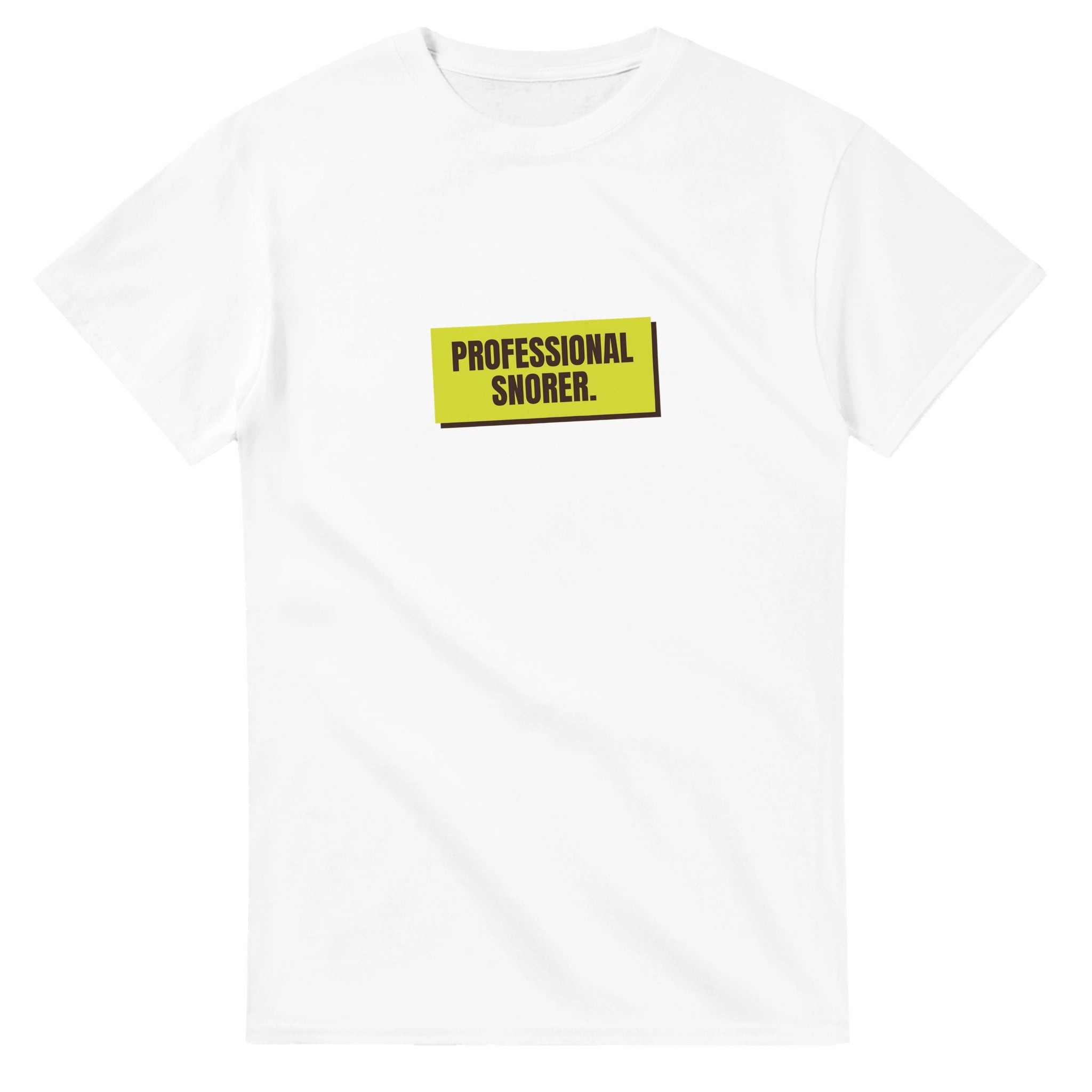 Professional Snorer — white unisex t-shirt