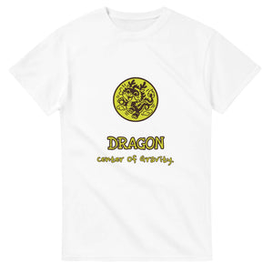 Dragon • Center Of Gravity — white unisex t-shirt
