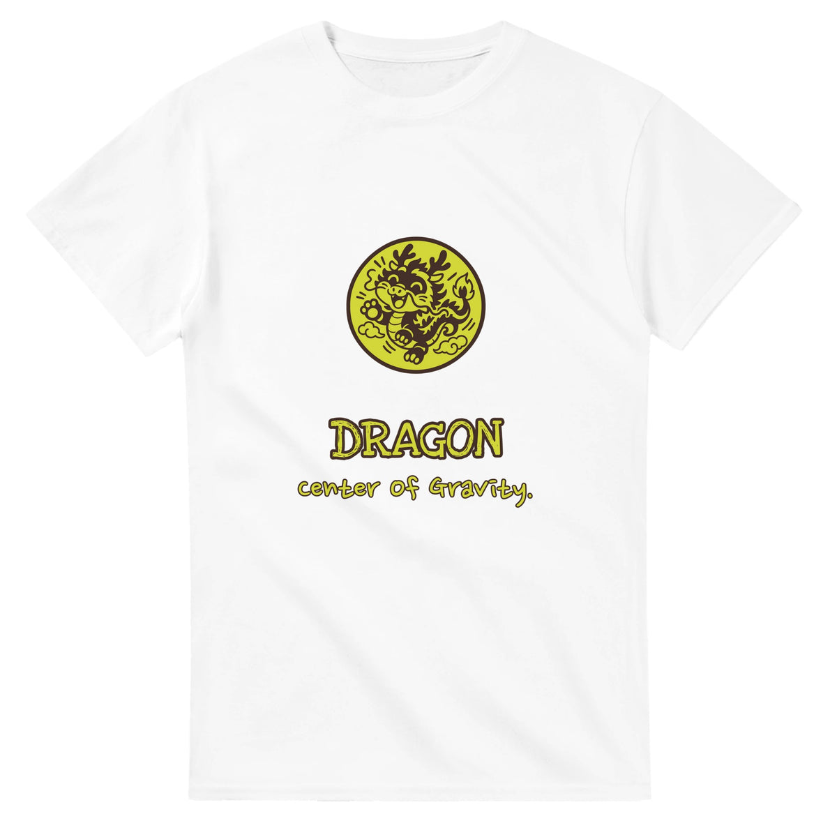 Dragon • Center Of Gravity — white unisex t-shirt