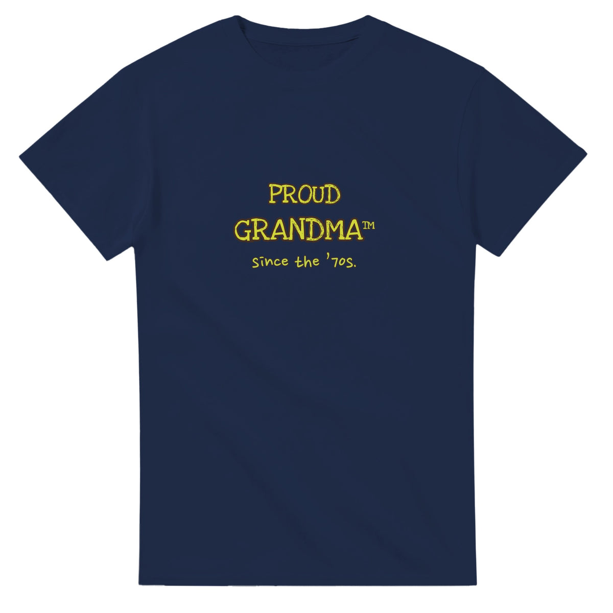 Proud Grandma • Since The ’70s — navy unisex t-shirt